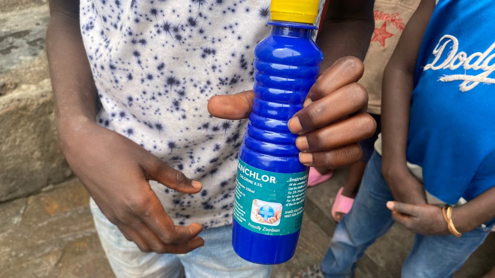 Bad Water children with chlorine